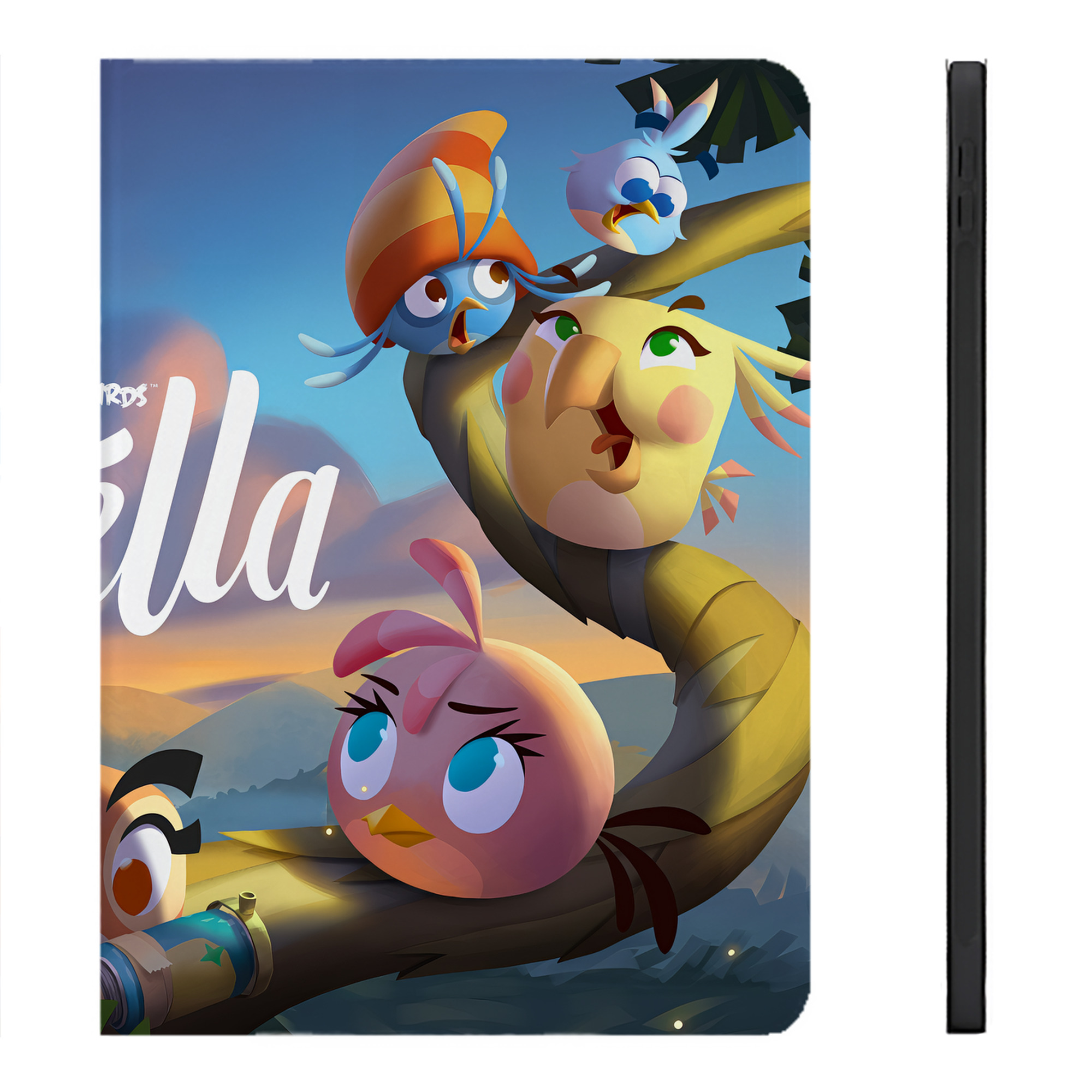 （画像用） Angry Birds アングリーバード IPadケース ペンホルダー付き ブックスタイルデザイン